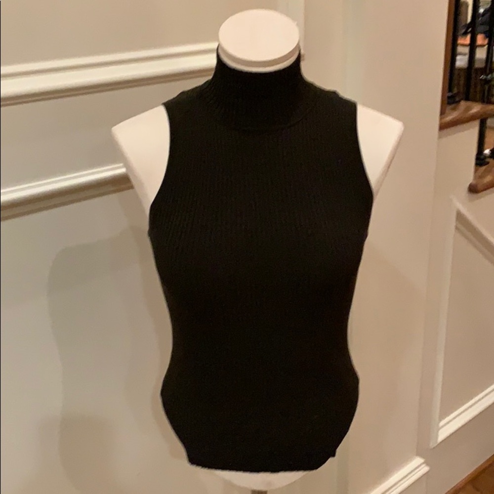 Worth brand sleeveless high neck top